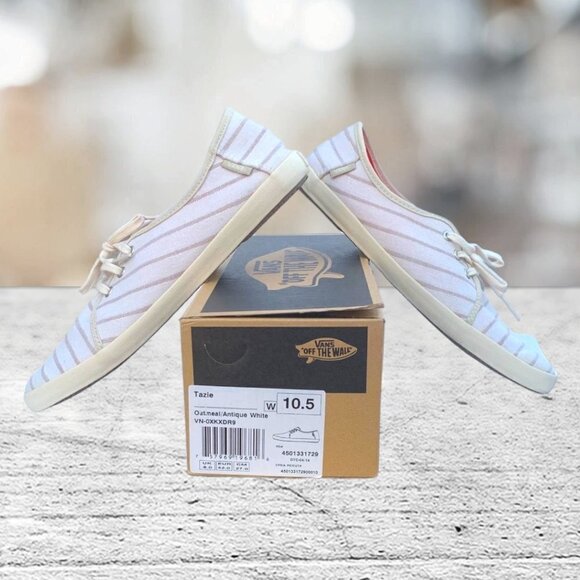 Vans Women's Tazie Oatmeal/Antique White Surf Sliders Size 10.5 - Picture 14 of 15